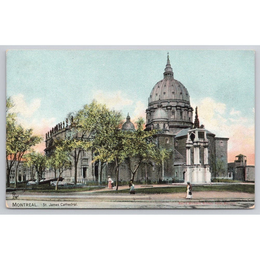Montreal St James‎ Cathedral Vintage Postcard Raphael Tuck Sons Series 2527